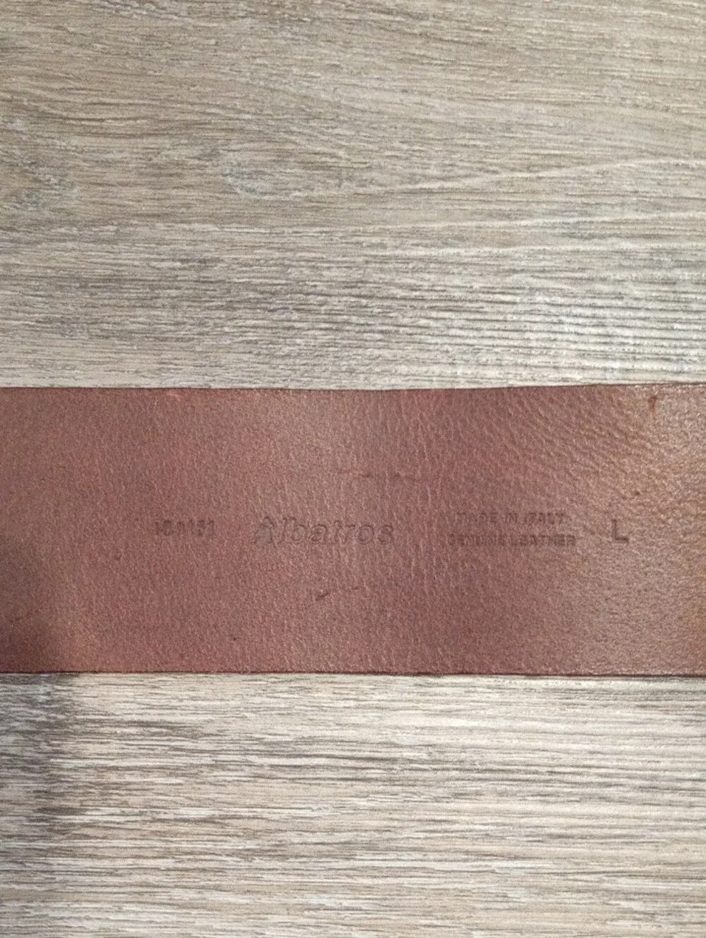 Women’s Brown Leather Belt with Decorative Brass Buckle